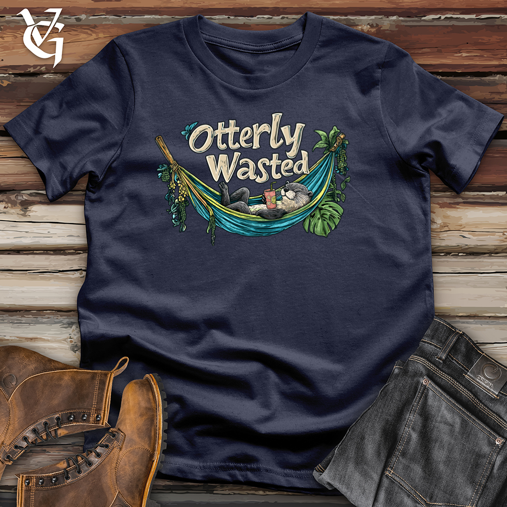 Viking Goods Otterly Wasted Softstyle Tee Navy / L