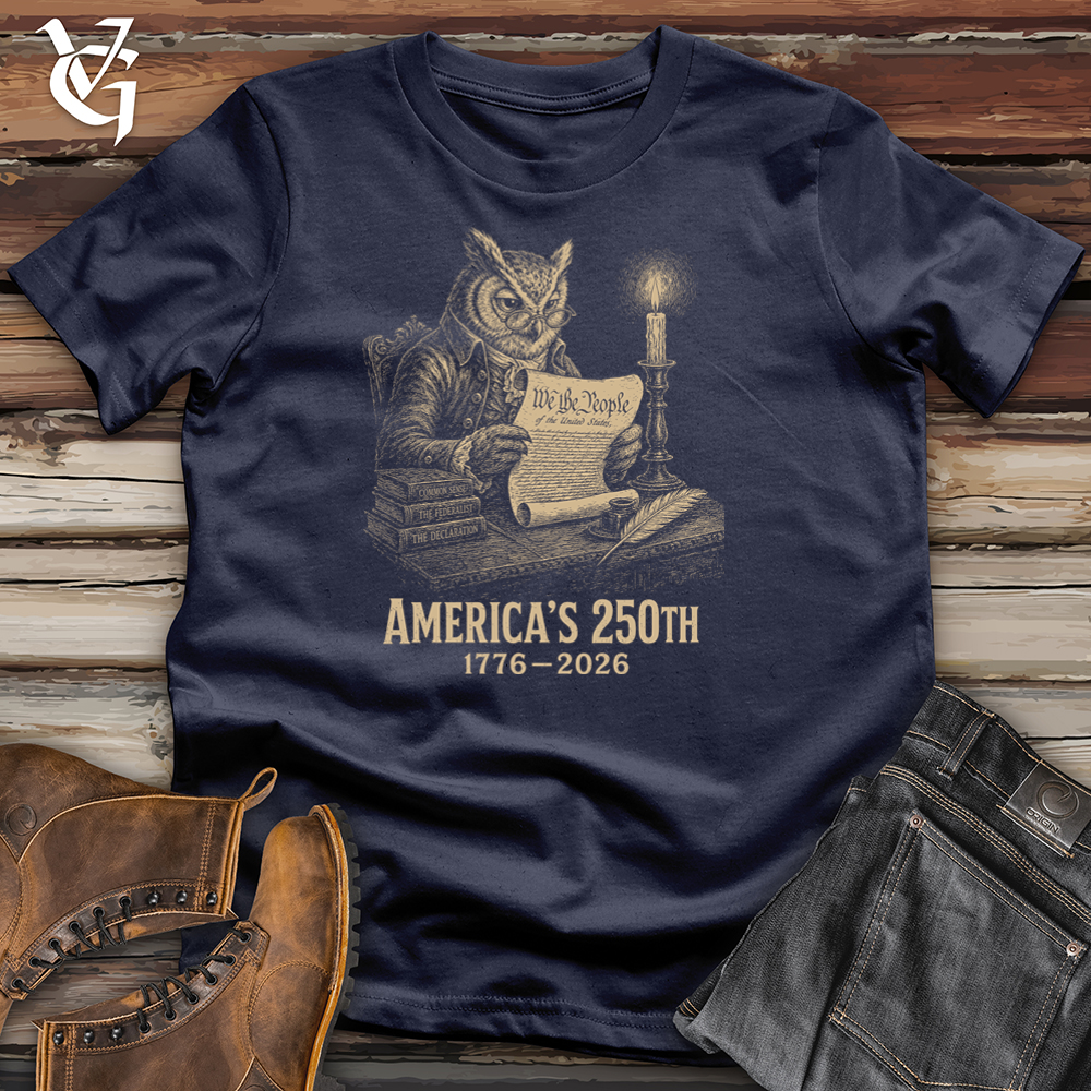 Viking Goods Owl Declaration Softstyle Tee Navy / L
