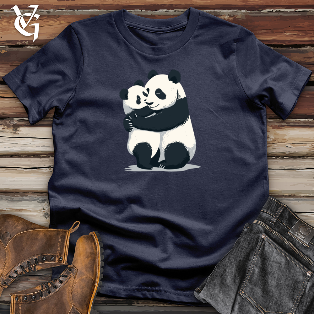 Viking Goods Panda Cuddle Embrace Softstyle Tee Navy / L