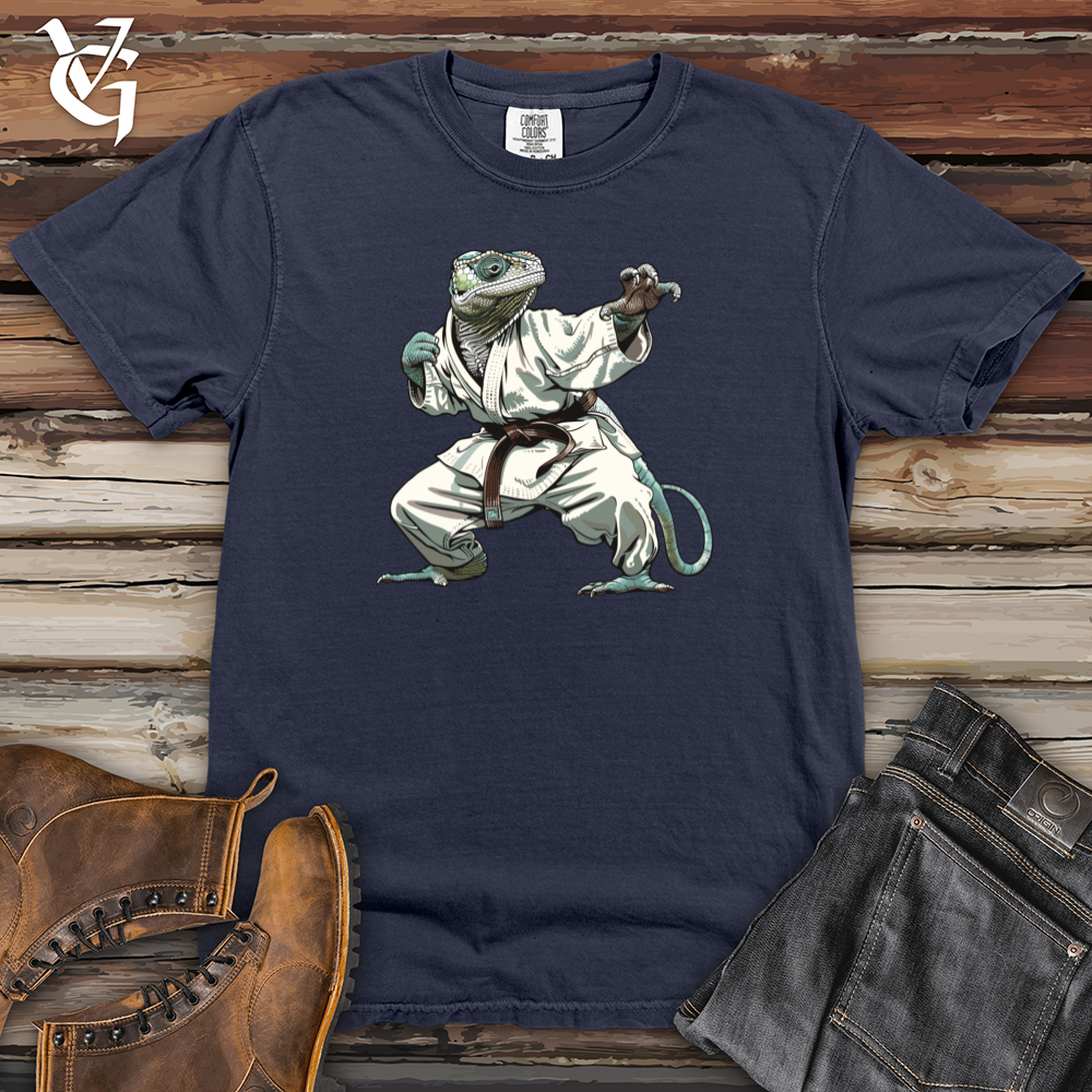 Viking Goods Panther Chameleon Grappler Strike Heavy Cotton Comfort Colors Tee Navy / L