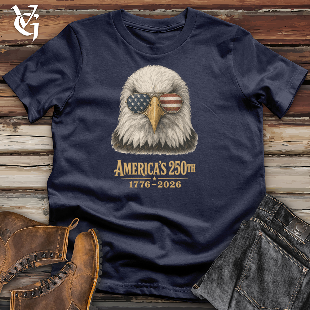 Viking Goods Patriotic Eagle Softstyle Tee Navy / L