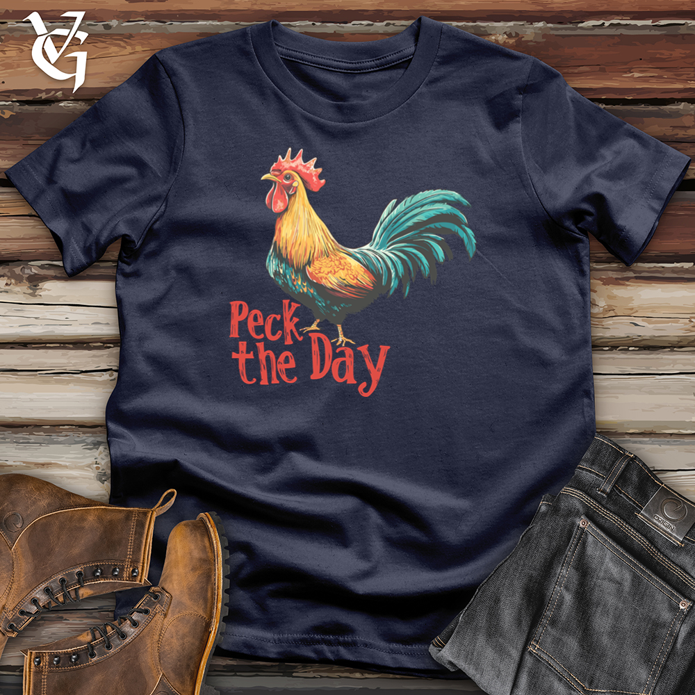 Viking Goods Peck the Day Softstyle Tee Navy / L