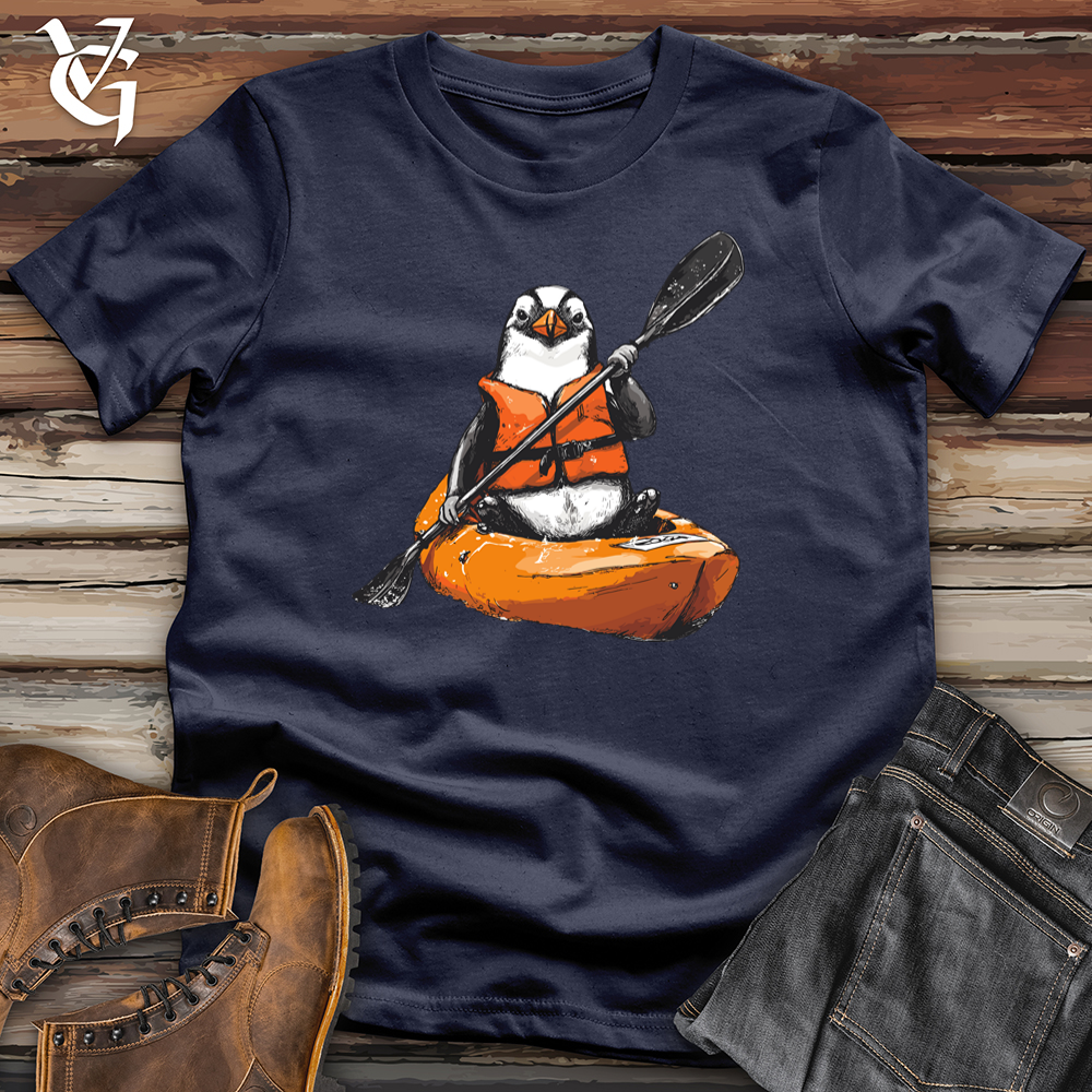 Viking Goods Penguin Kayak Softstyle Tee Navy / L