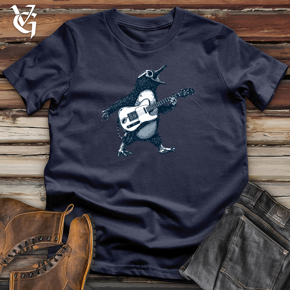 Viking Goods Penguin Rockstar Solo Softstyle Tee Navy / L