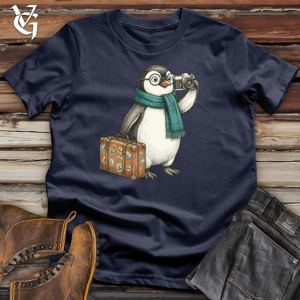 Viking Goods Penguin Traveler Tee Navy / L