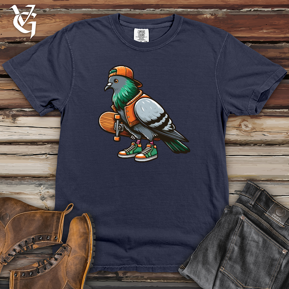 Viking Goods Pigeon Streetwear Heavy Cotton Comfort Colors Tee Navy / L