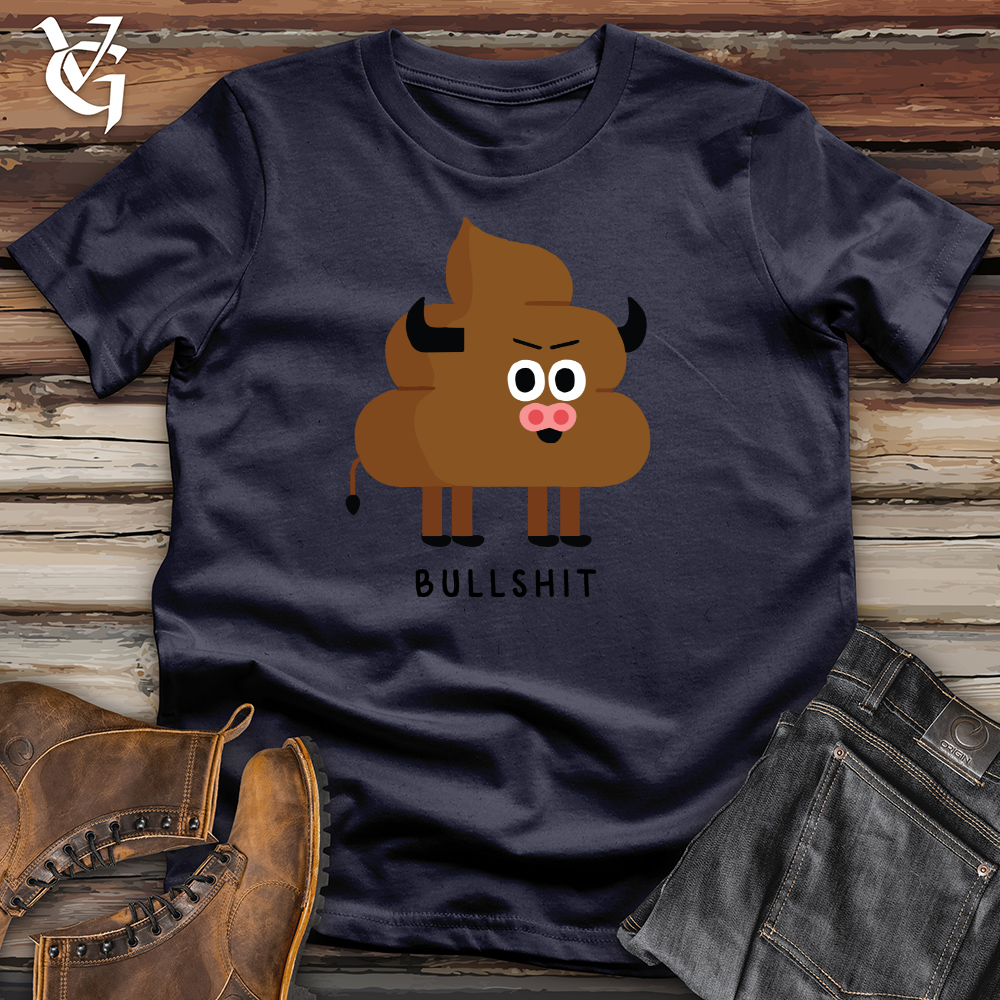 Viking Goods Poop Buffalo Cotton Tee Navy / L