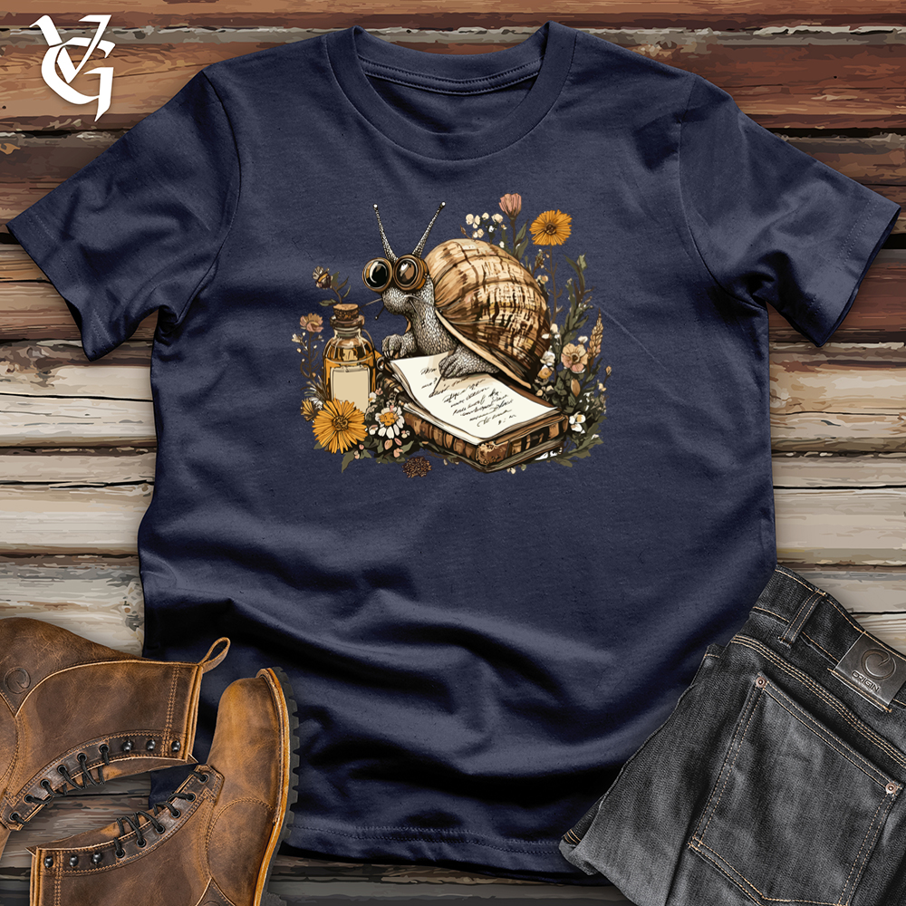 Viking Goods Professor Snail Softstyle Tee Navy / L
