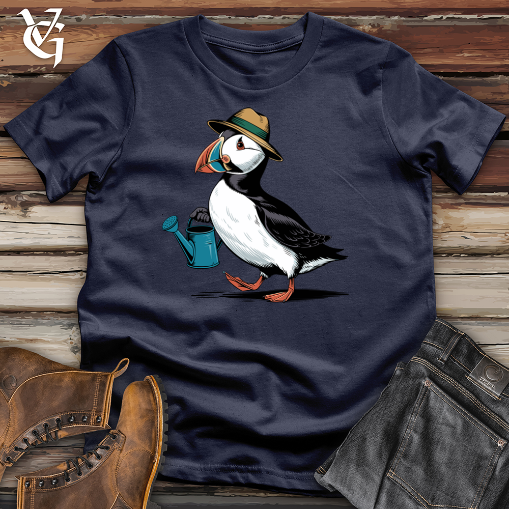 Viking Goods Puffin Softstyle Tee Navy / L