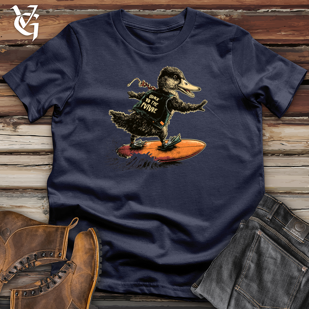 Viking Goods Quack To The Future Softstyle Tee Navy / L