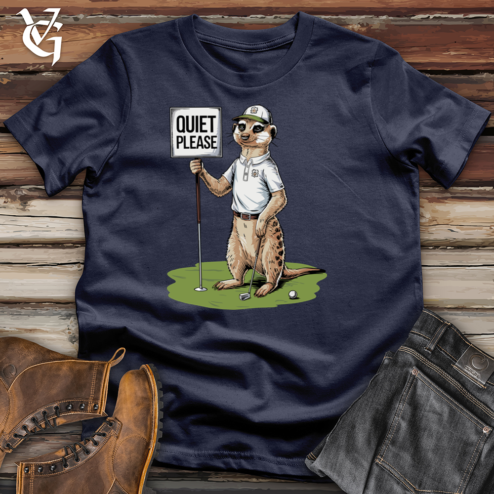 Viking Goods Quiet Please Ferret Softstyle Tee Navy / L