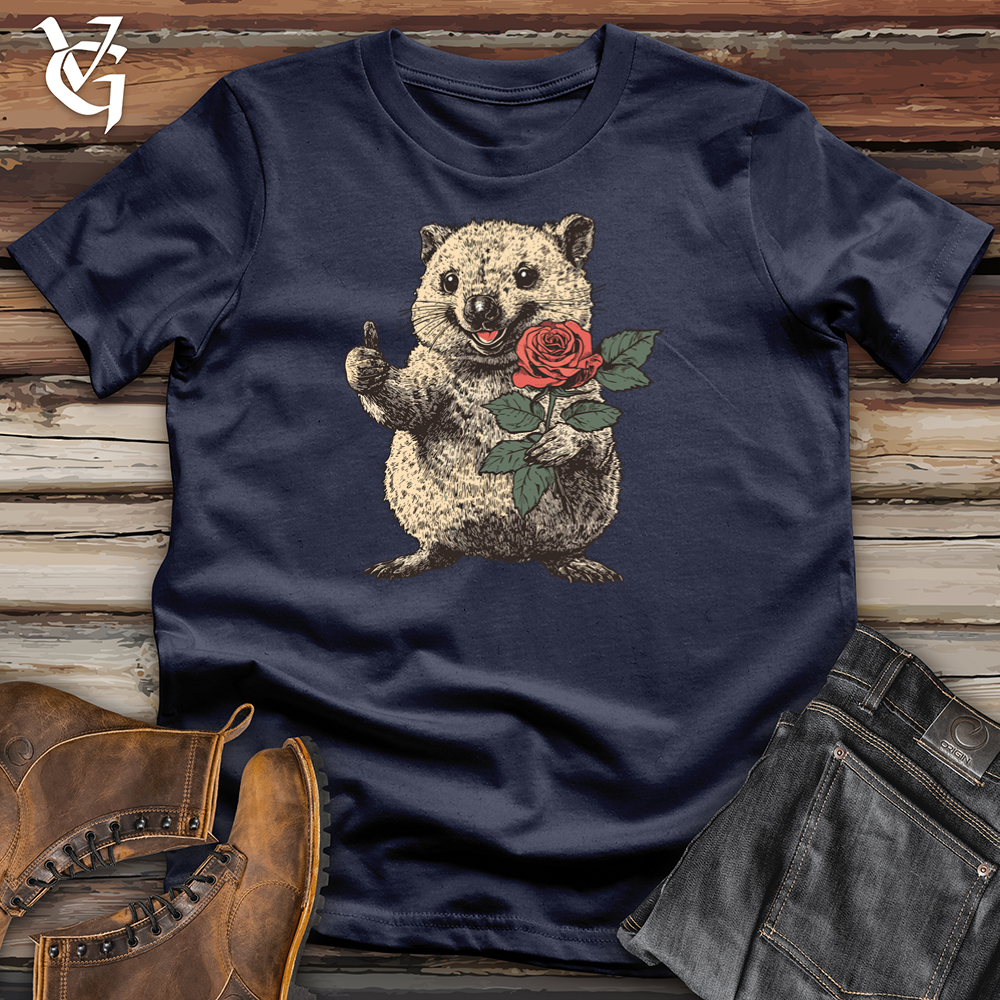 Viking Goods Quokka Valentine Softstyle Tee Navy / L