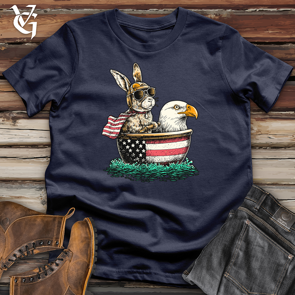 Viking Goods Rabbit in a Boat Softstyle Tee Navy / L