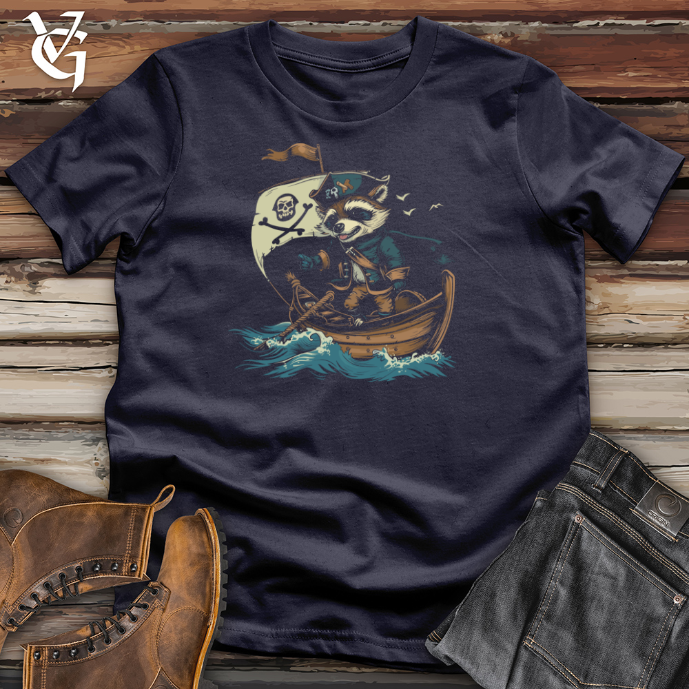 Viking Goods Raccoon Ahoy Adventure Cotton Tee Black / L