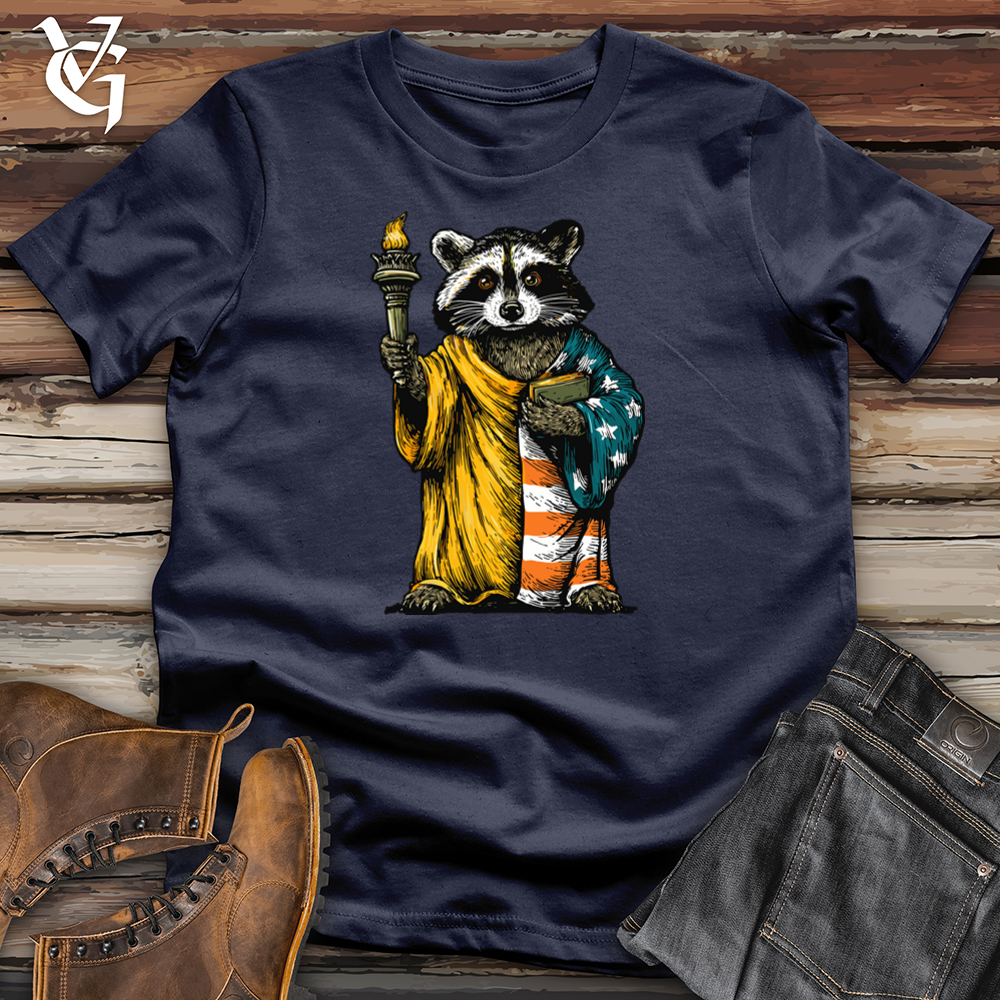 Viking Goods Raccoon of Liberty Softstyle Tee Navy / L