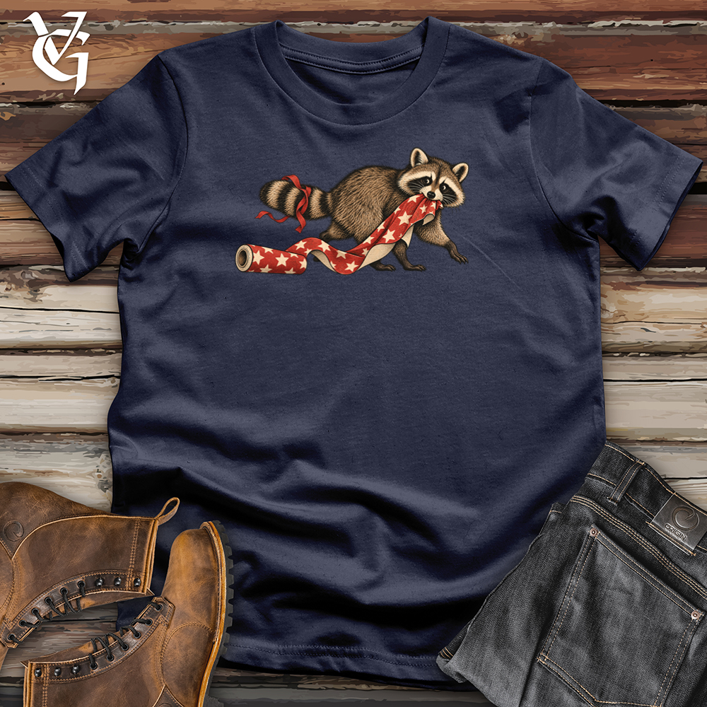 Viking Goods Raccoon Stealing Wrapping Tee Navy / L