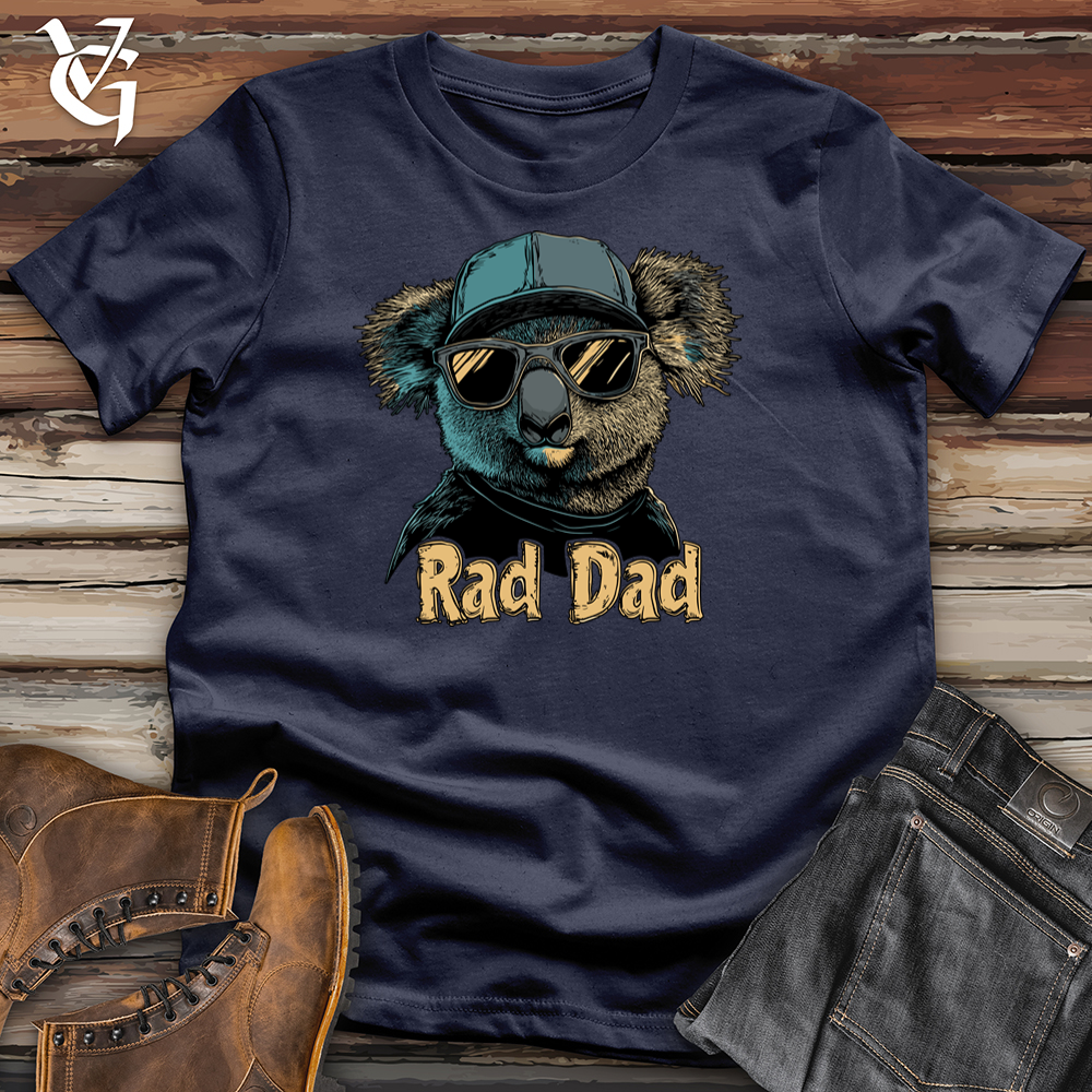 Viking Goods Rad Dad Koala Softstyle Tee Navy / L