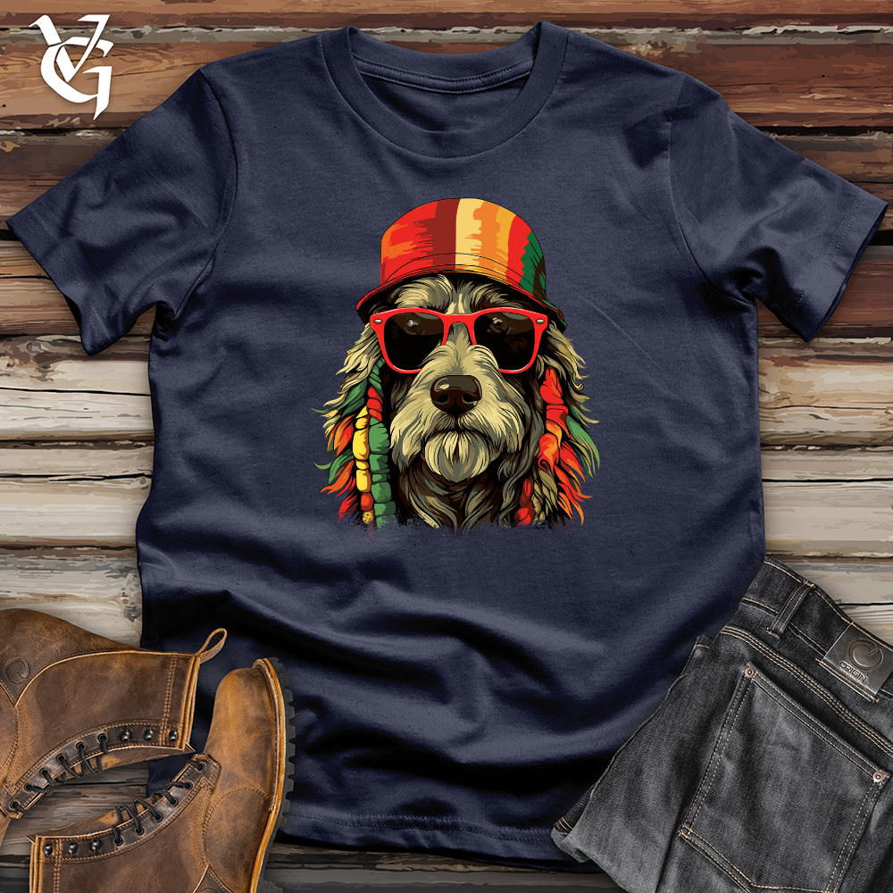 Viking Goods Reggae Pooch Vibes Softstyle Tee Navy / L