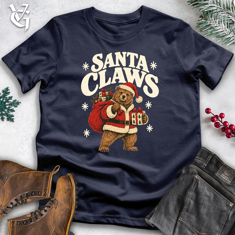 Viking Goods Santa Claws Softstyle Tee Navy / L