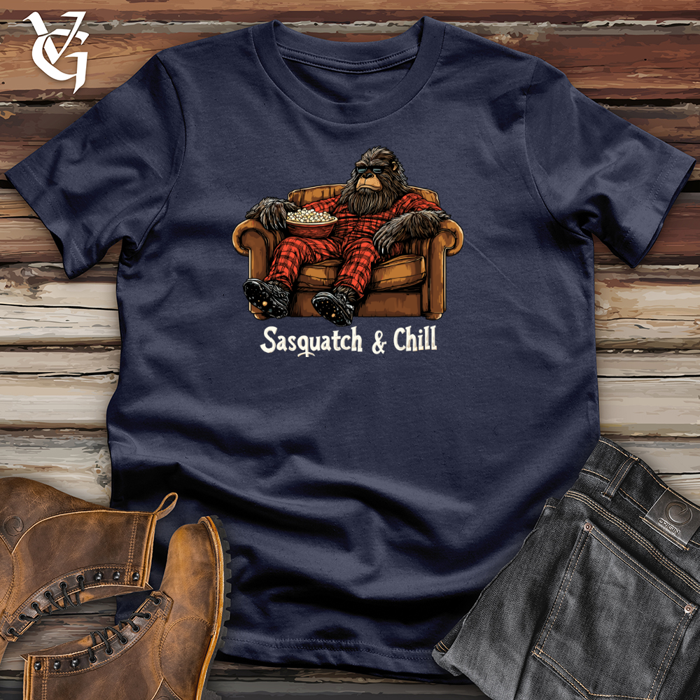 Viking Goods Sasquatch and Chill Tee Navy / L
