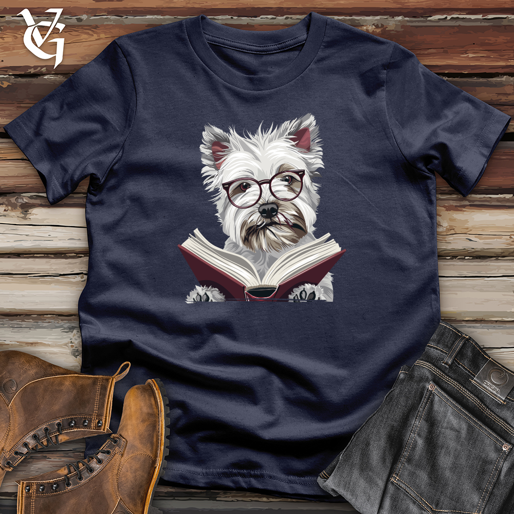 Viking Goods Scholarly Terrier Tales Softstyle Tee Navy / L