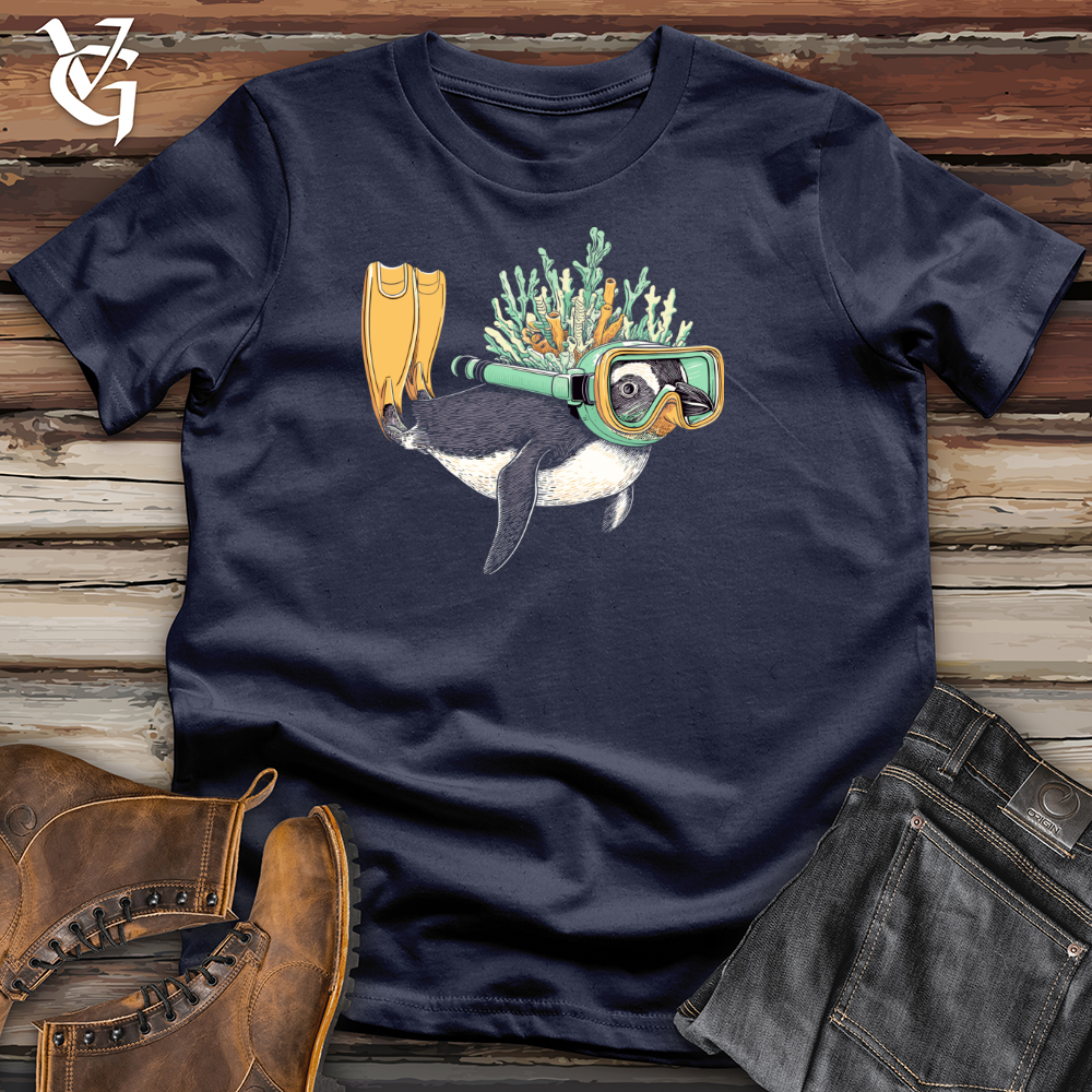 Viking Goods Scuba Penguin Tee Navy / L