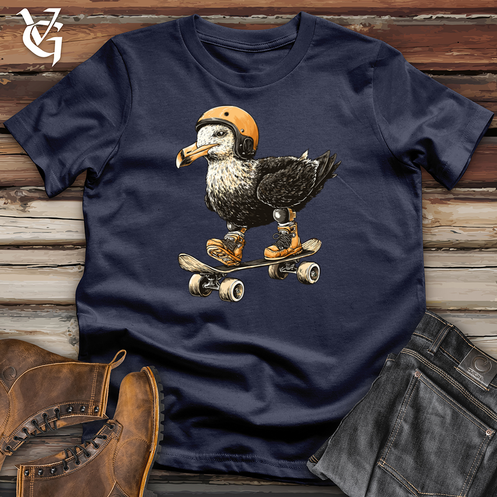 Viking Goods Sea Gull Skate Softstyle Tee Navy / L