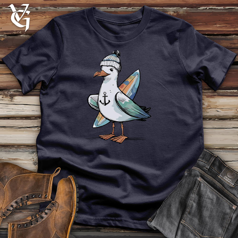 Viking Goods Sea Gull Surf Cotton Tee Navy / L