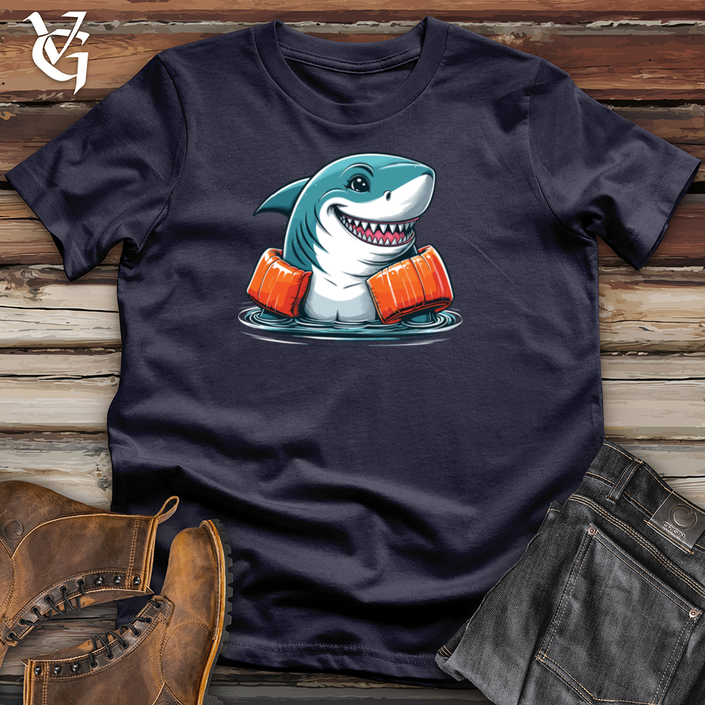 Viking Goods Shark Floaties Cotton Tee Navy / L