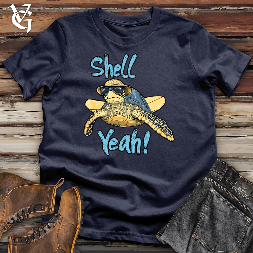 Viking Goods Shell Yeah Turtle Softstyle Tee Navy / L