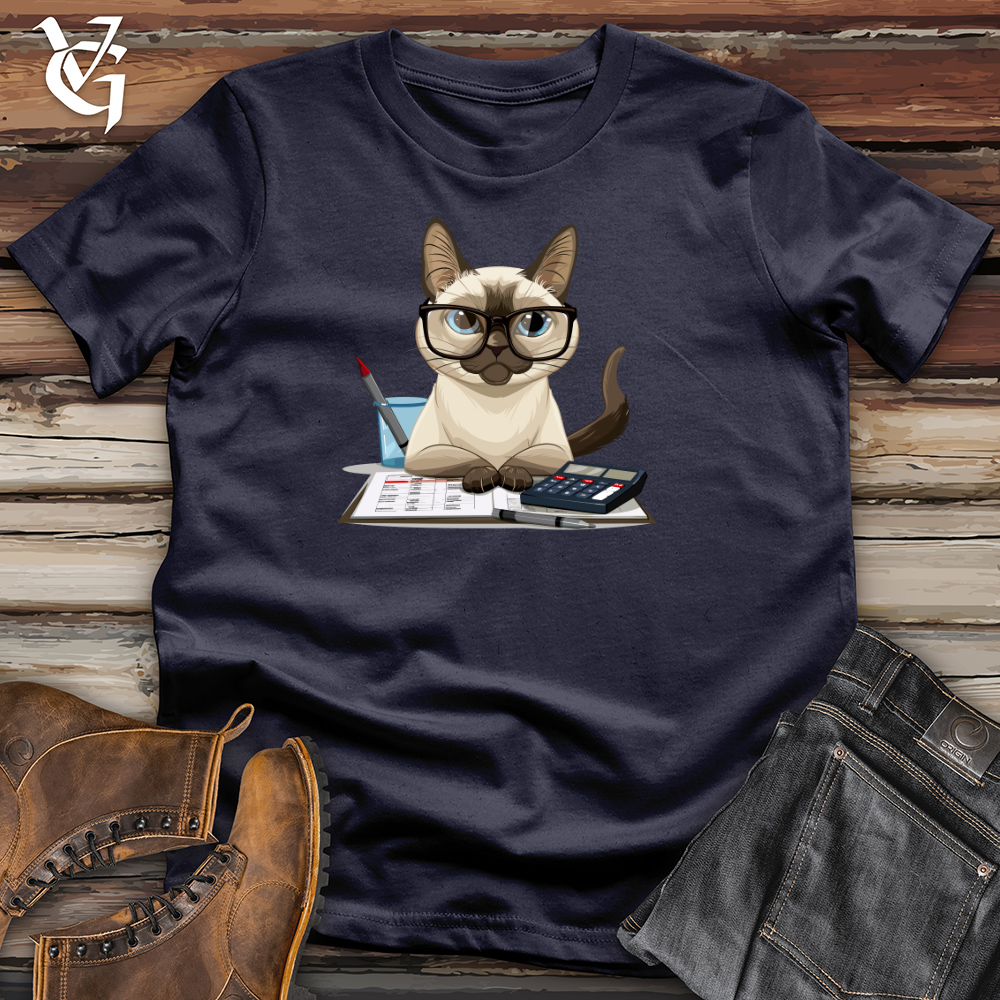 Viking Goods Siamese Auditor Chic Cotton Tee Navy / L