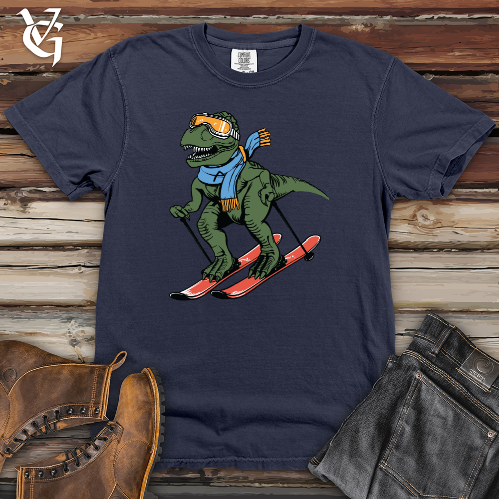 Viking Goods Ski Rex 02 Heavy Cotton Comfort Colors Tee Navy / L