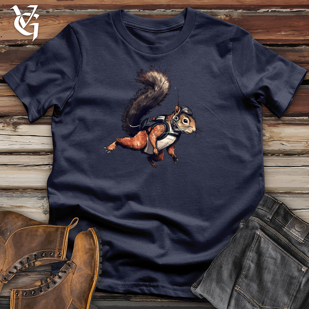 Viking Goods Skydiving Squirrel Tee Navy / L