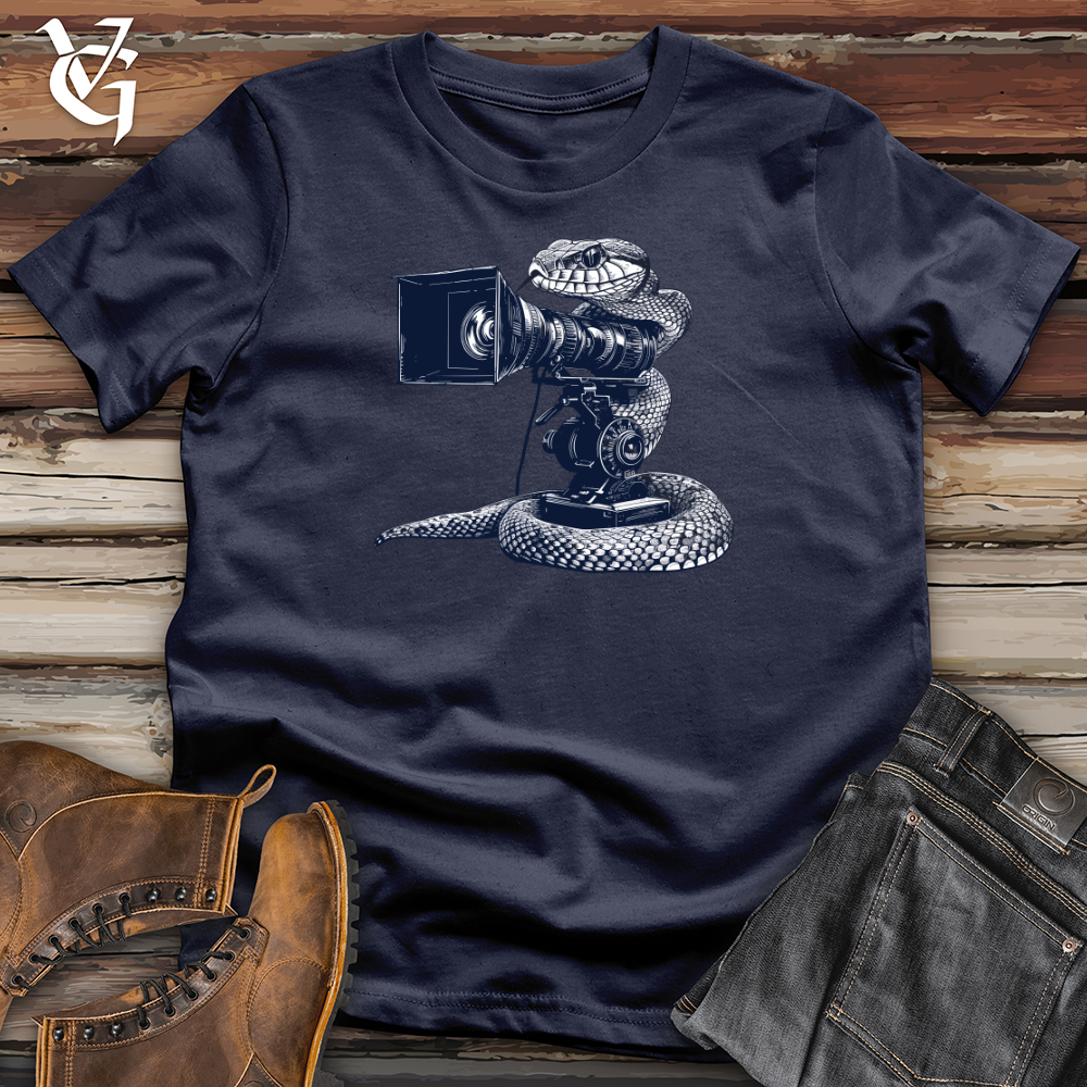 Viking Goods Snake Cinematic Shoot Softstyle Tee Navy / L