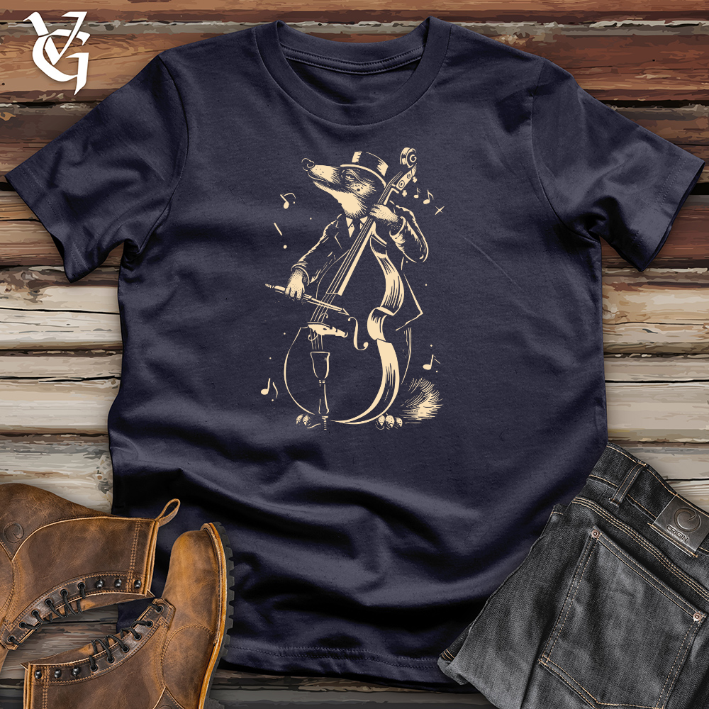 Viking Goods Swingin' Skunk Serenade Cotton Tee Navy / L