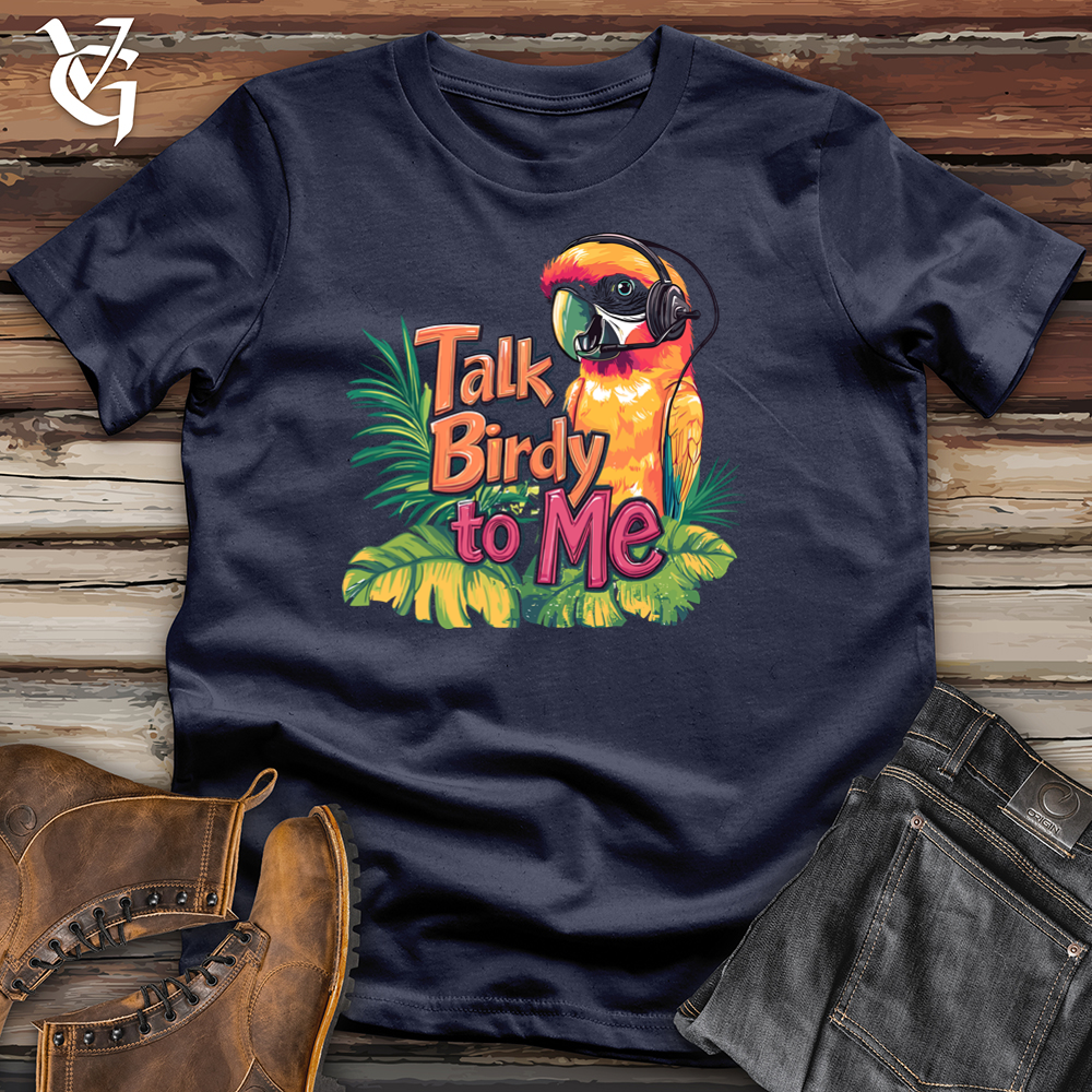 Viking Goods Talk Birdy To Me Softstyle Tee Navy / L