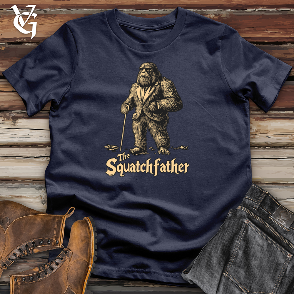 Viking Goods The Squatchfather Softstyle Tee Navy / L