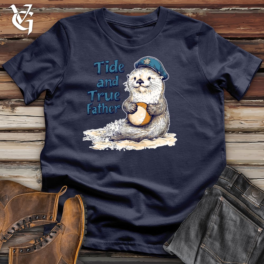 Viking Goods Tide and True Father Softstyle Tee Navy / L