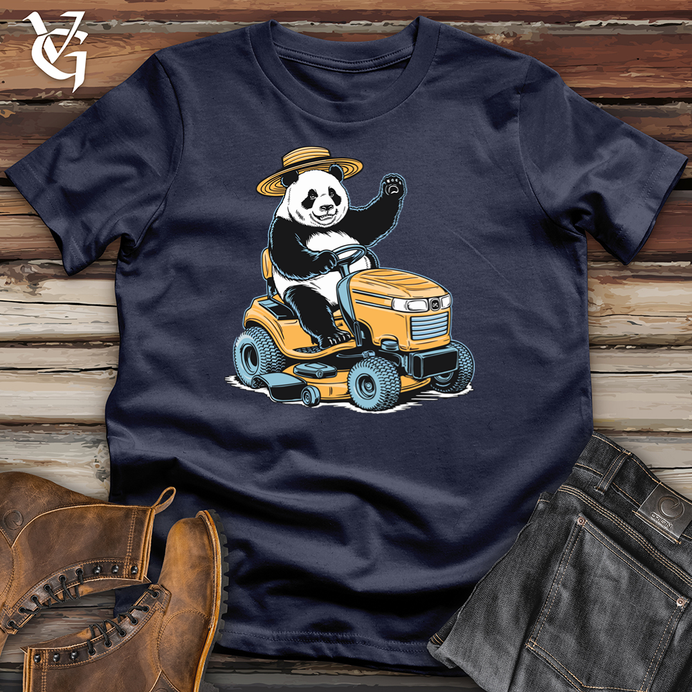 Viking Goods Tractor Panda Softstyle Tee Navy / L