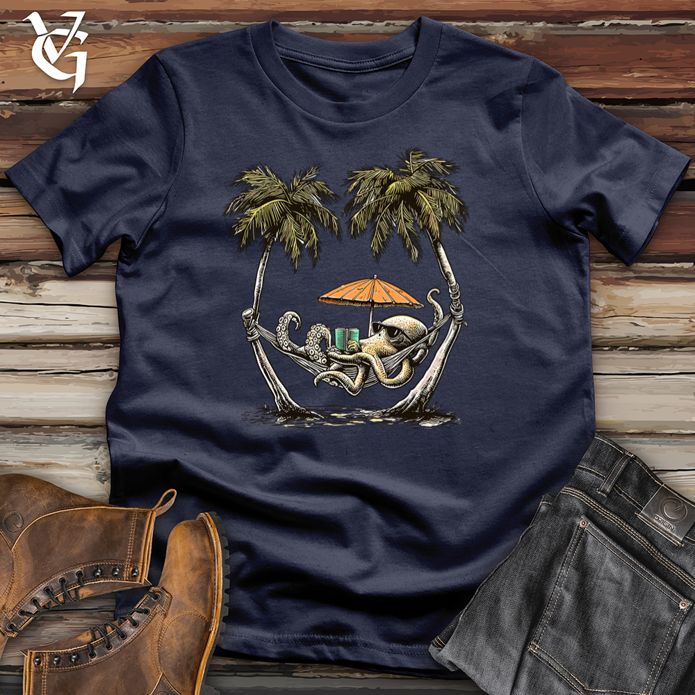 Viking Goods Tropical Octopus Softstyle Tee Navy / L