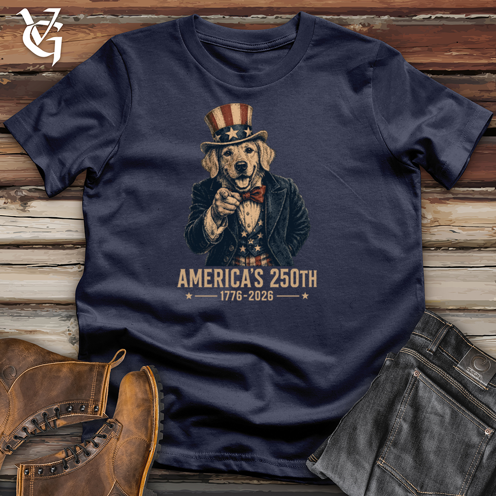 Viking Goods Uncle Sam Dog Softstyle Tee Navy / L