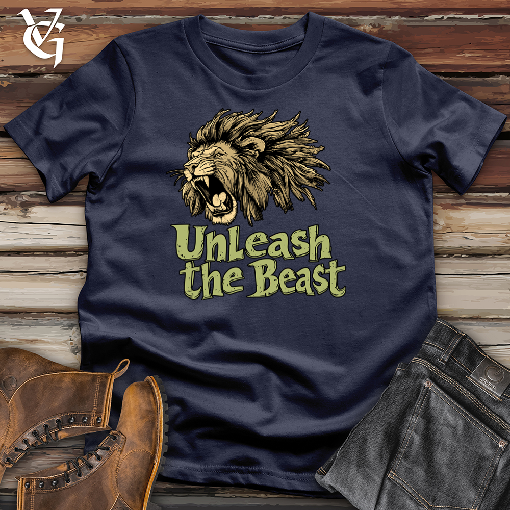 Viking Goods Unleash the Beast Softstyle Tee Navy / L