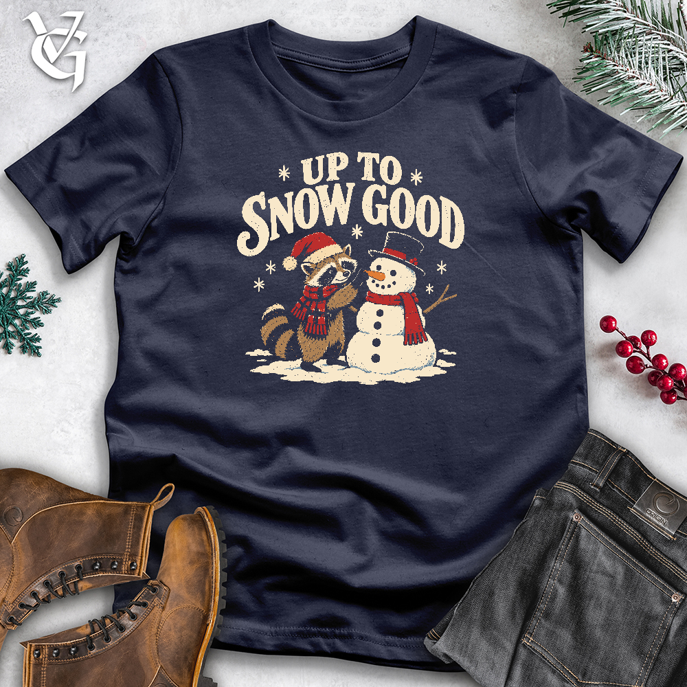 Viking Goods Up To Snow Good Softstyle Tee Navy / L