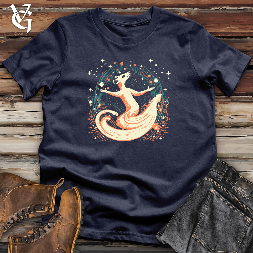 Viking Goods Weasel Cosmic Dance Softstyle Tee Navy / L