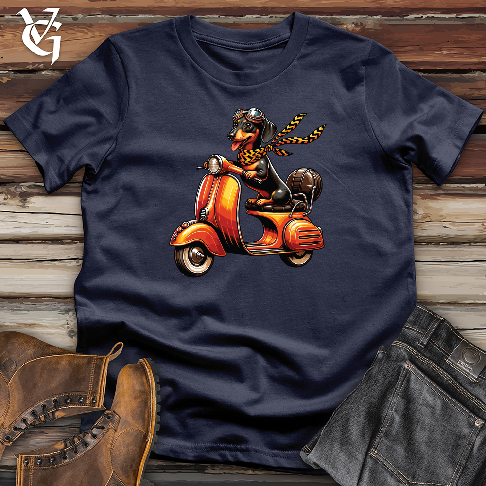 Viking Goods Weiner Dog Scoot Softstyle Tee Navy / L