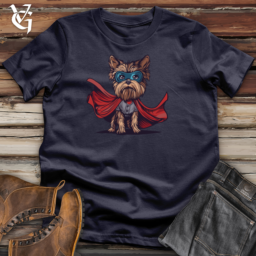 Viking Goods Yorkie Hero Gaze Cotton Tee Navy / L