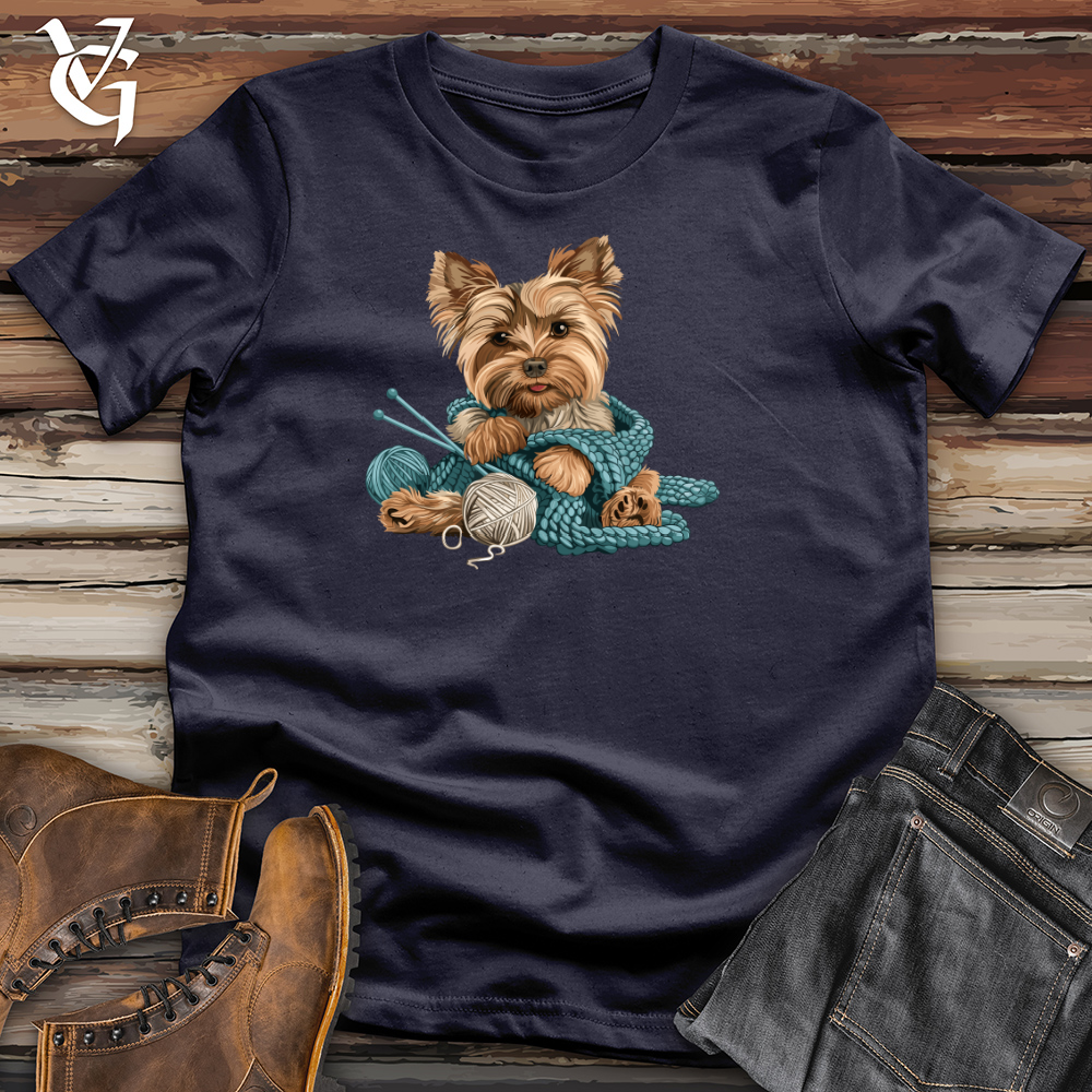 Viking Goods Yorkie Knits Charm Cotton Tee Navy / L