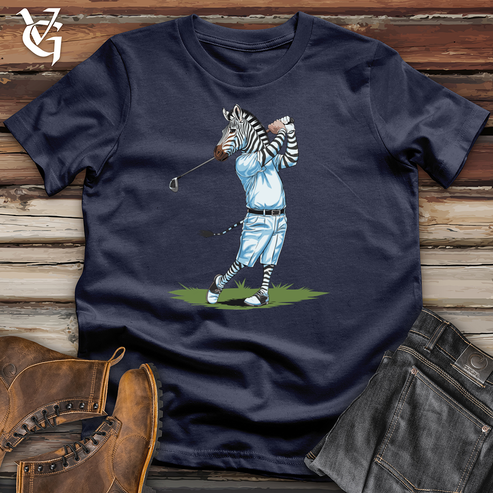 Viking Goods Zebra Zingers Softstyle Tee Navy / L