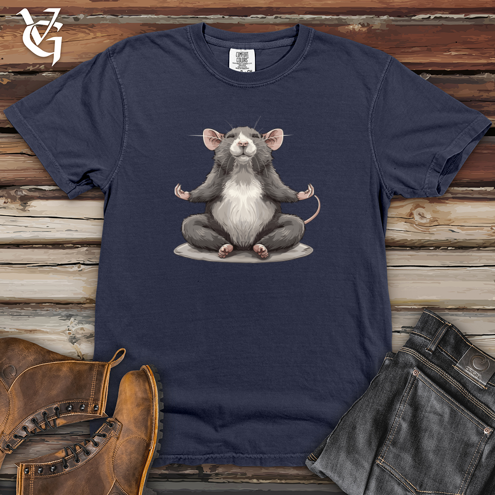 Viking Goods Zen Rat Reflection Heavy Cotton Comfort Colors Tee Navy / L