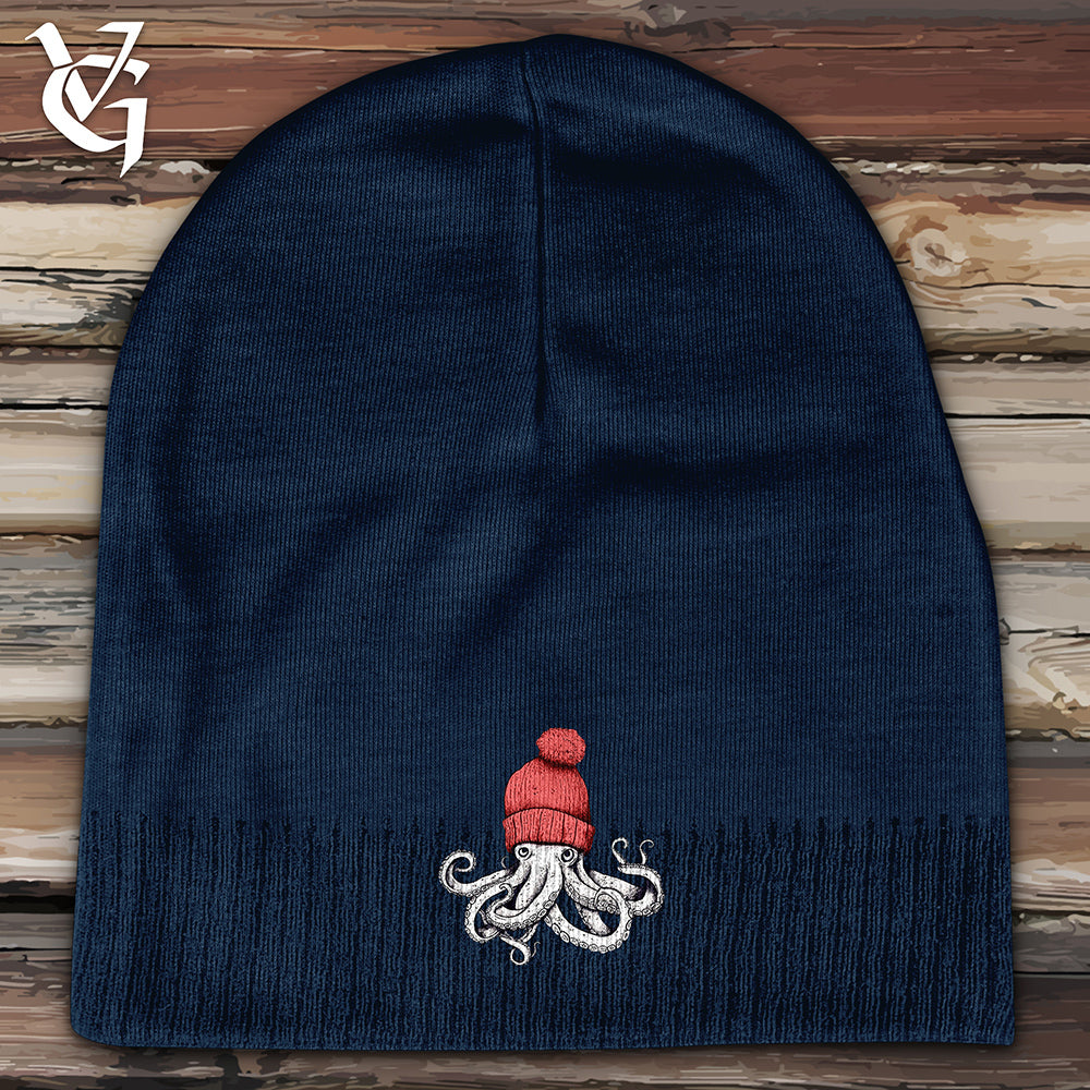 Viking Goods Octopus Chilin' Cotton Beanie Navy